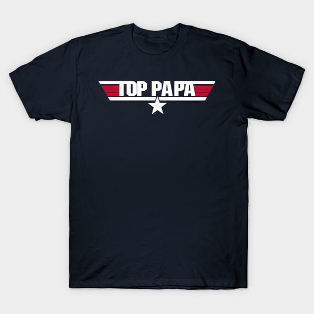 Top Papa T-Shirt by fishbiscuit